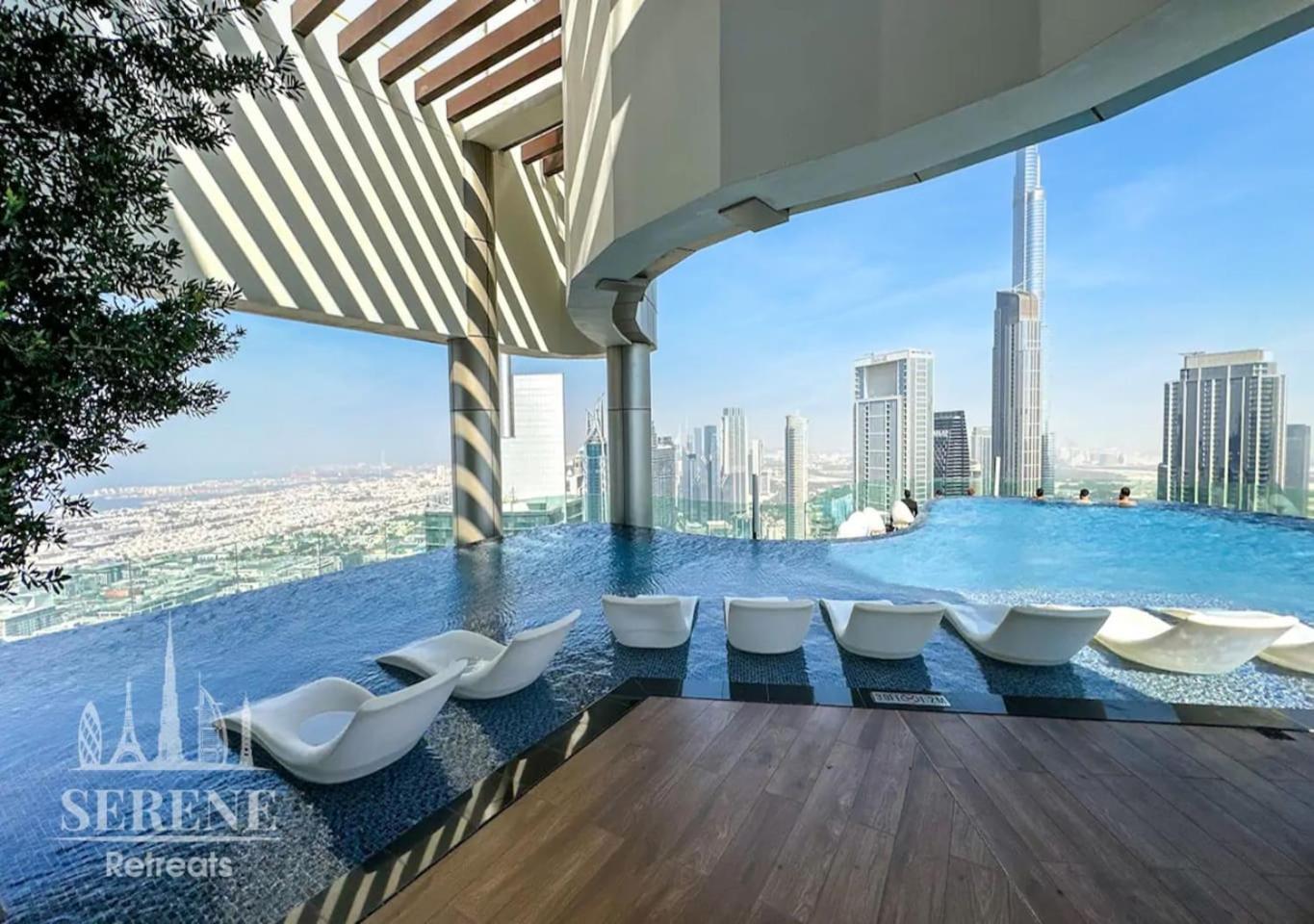 Serene Retreats Paramount Two Bedroom Suite 1 With Burj View Дубай Экстерьер фото